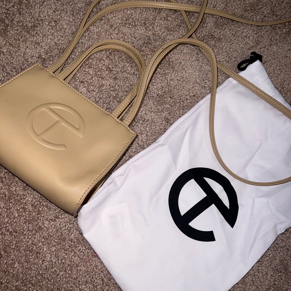 Small cream Telfar bag